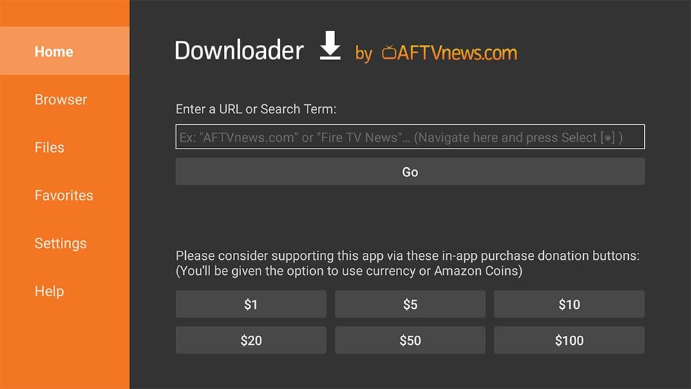 Downloader interface